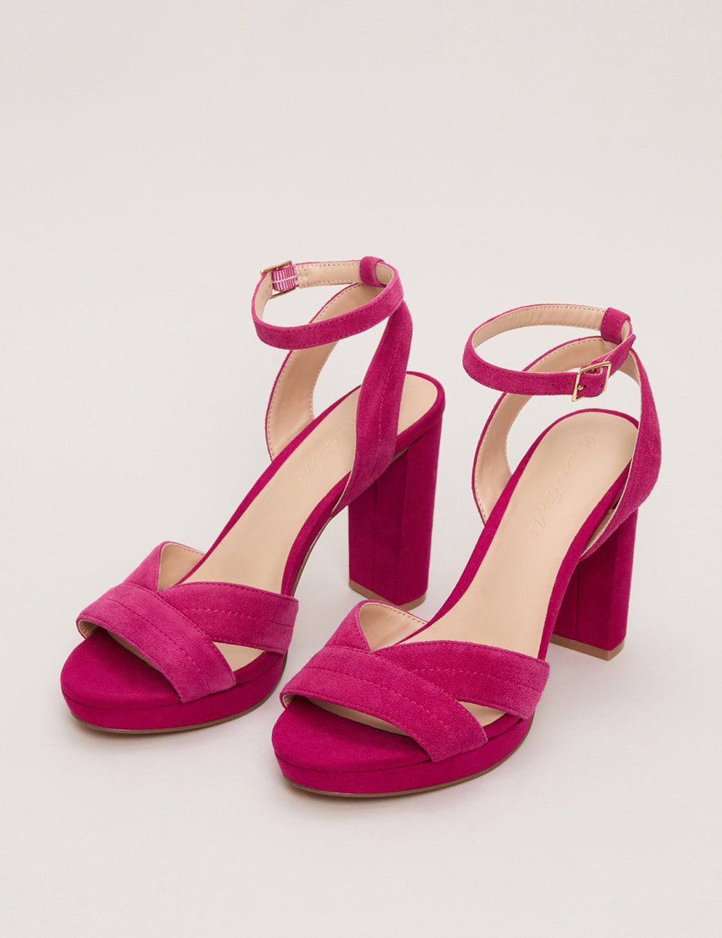 Suede Platform Open Toe Sandals 6 of 9