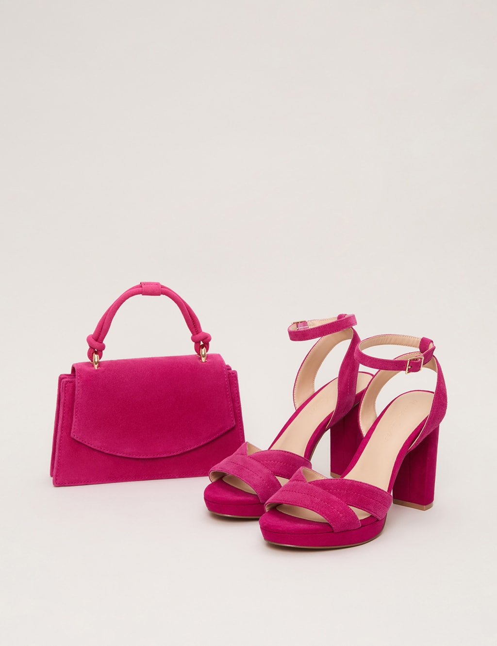 Suede Platform Open Toe Sandals 9 of 9