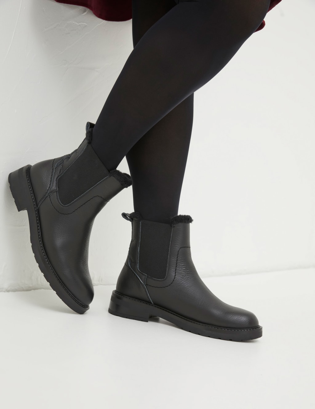 Fur lined shoe boots deals
