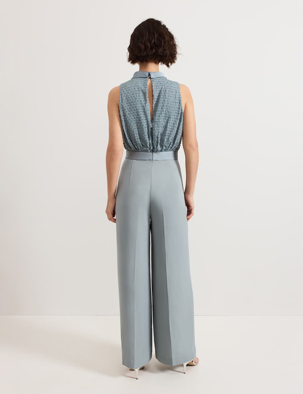 Sleeveless Waisted Jumpsuit 3 of 8