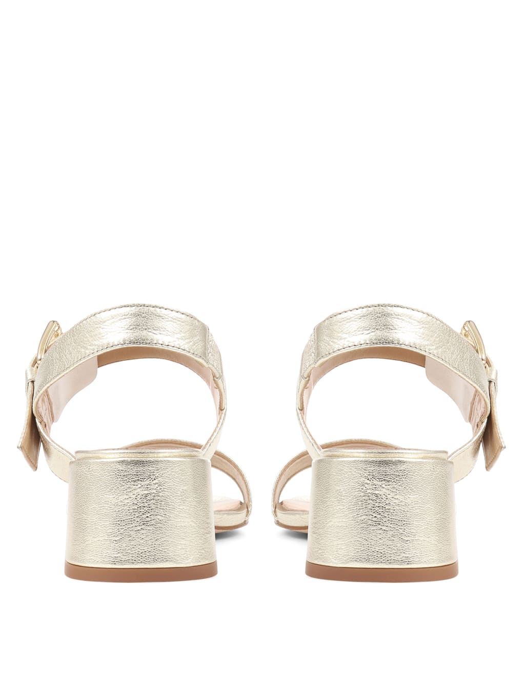 Leather Ankle Strap Block Heel Sandals 7 of 7