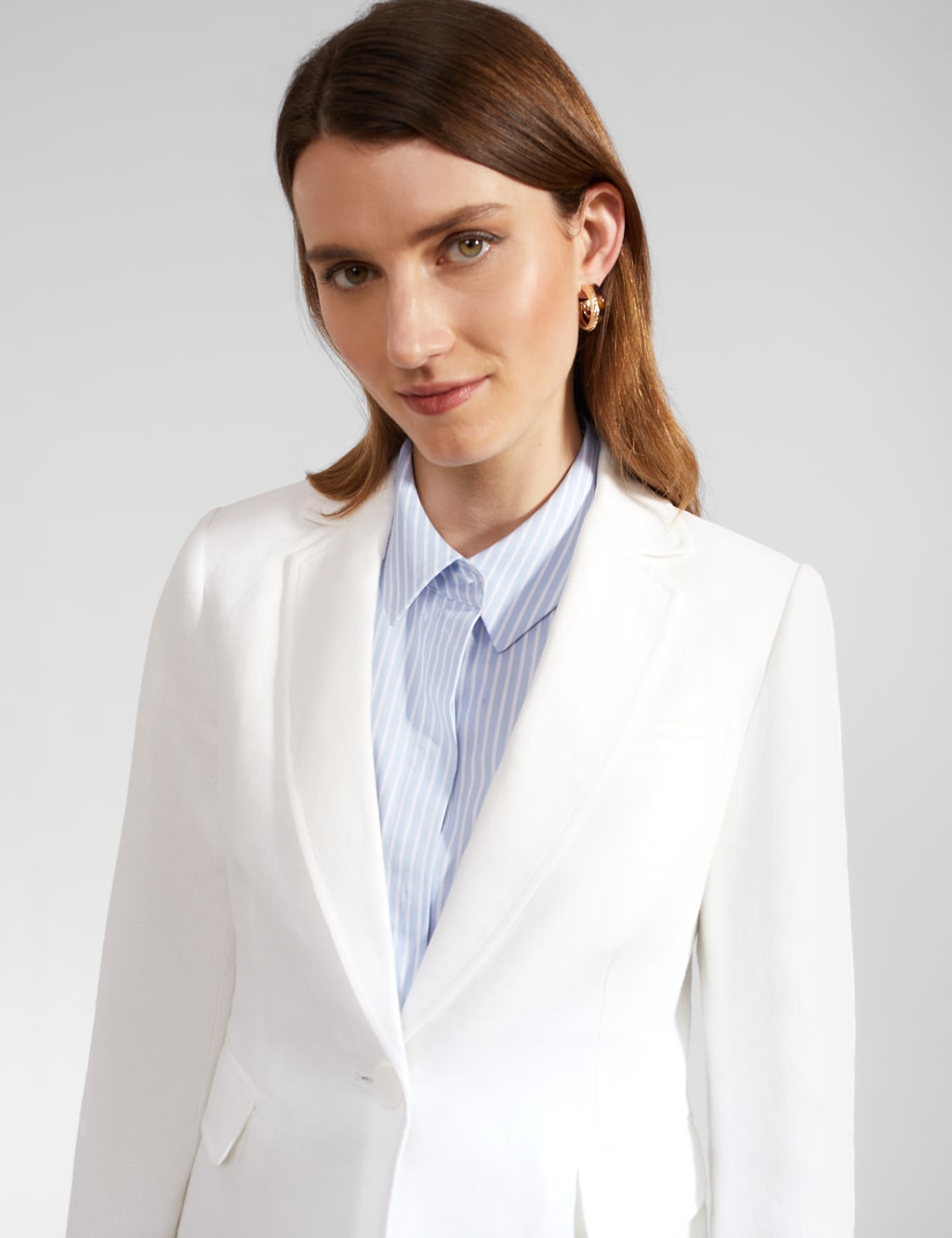 Pure Linen Single Breasted Blazer 5 of 5