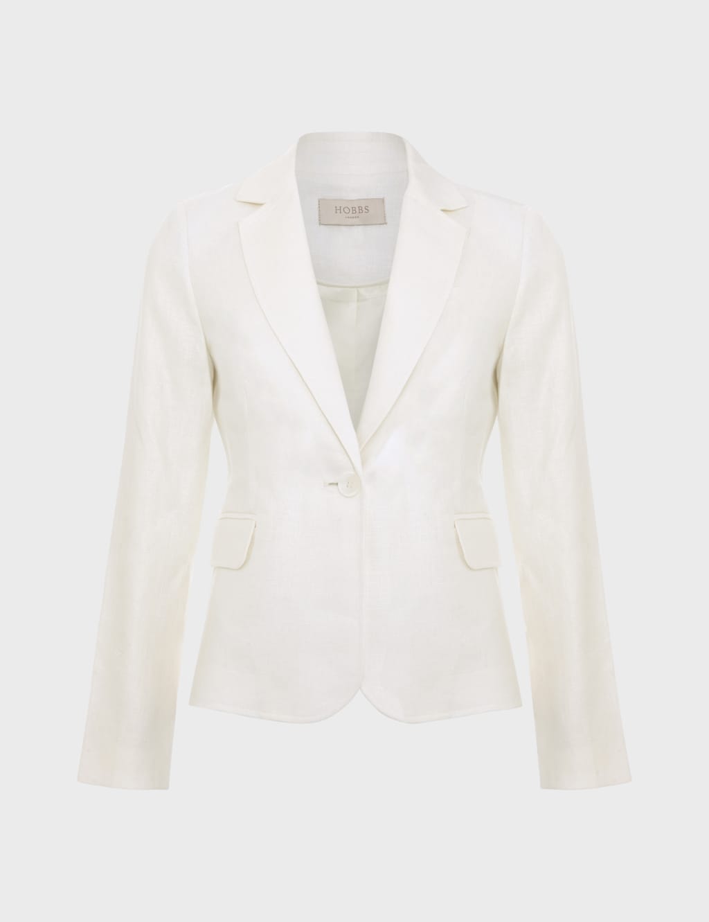 Pure Linen Single Breasted Blazer 2 of 5