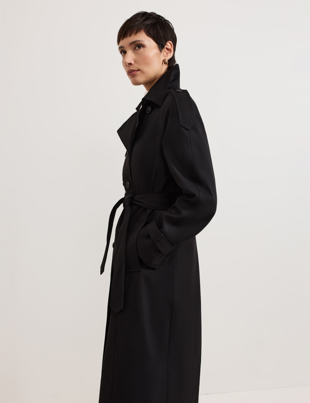 Longline Trench Coat 4 of 9
