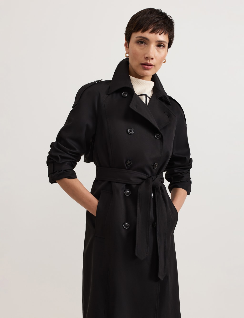 Longline Trench Coat 7 of 9