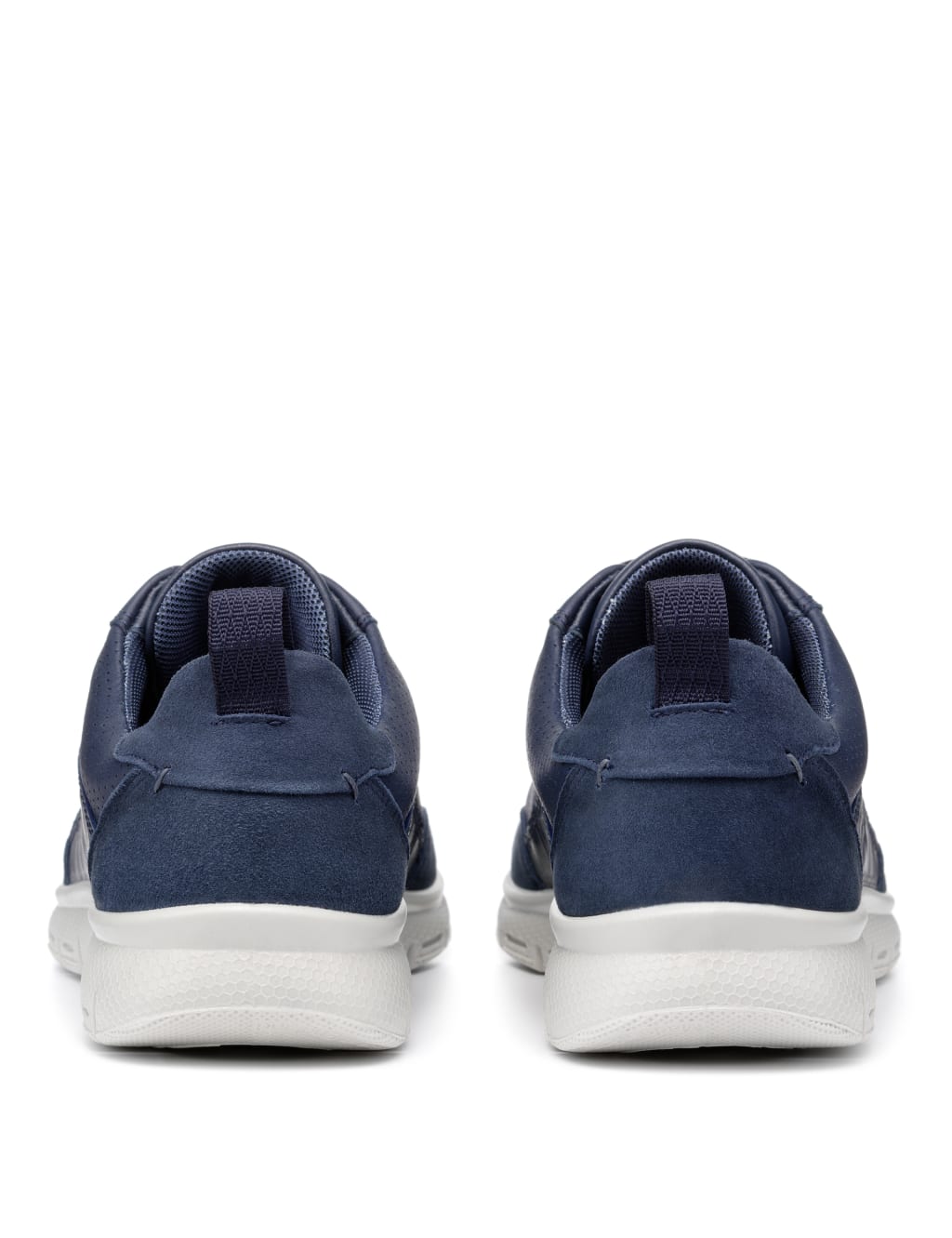 Wide Fit Leather Lace Up Trainers 4 of 4