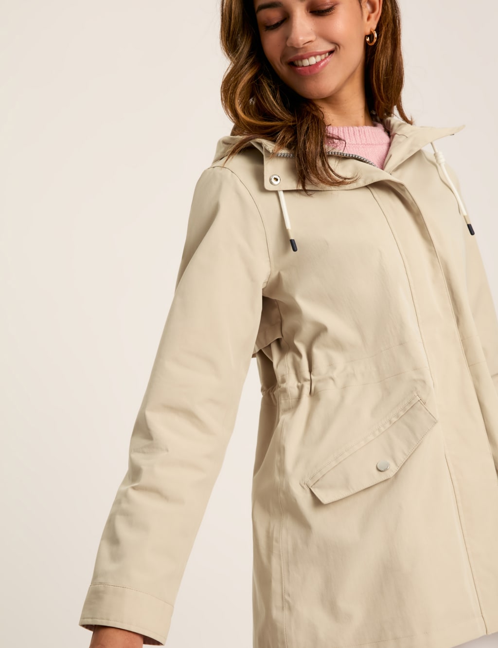 Cotton Rich Hooded Raincoat