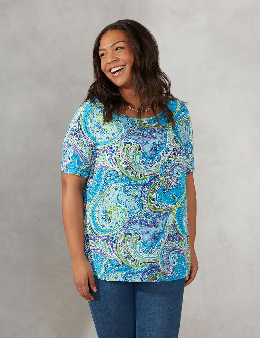 Paisley Relaxed Top 1 of 2