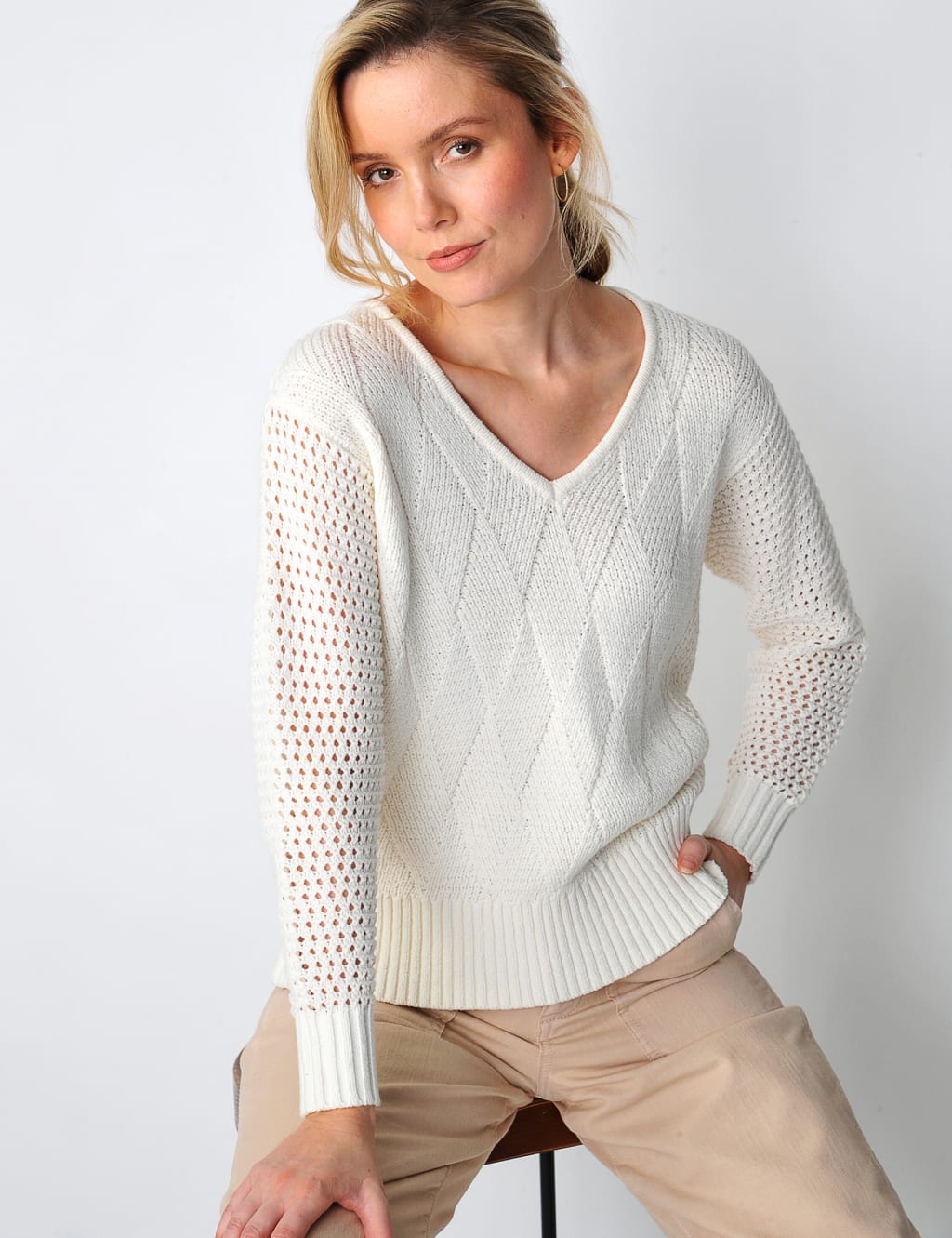 Cotton jumpers marks and spencers ladies discount