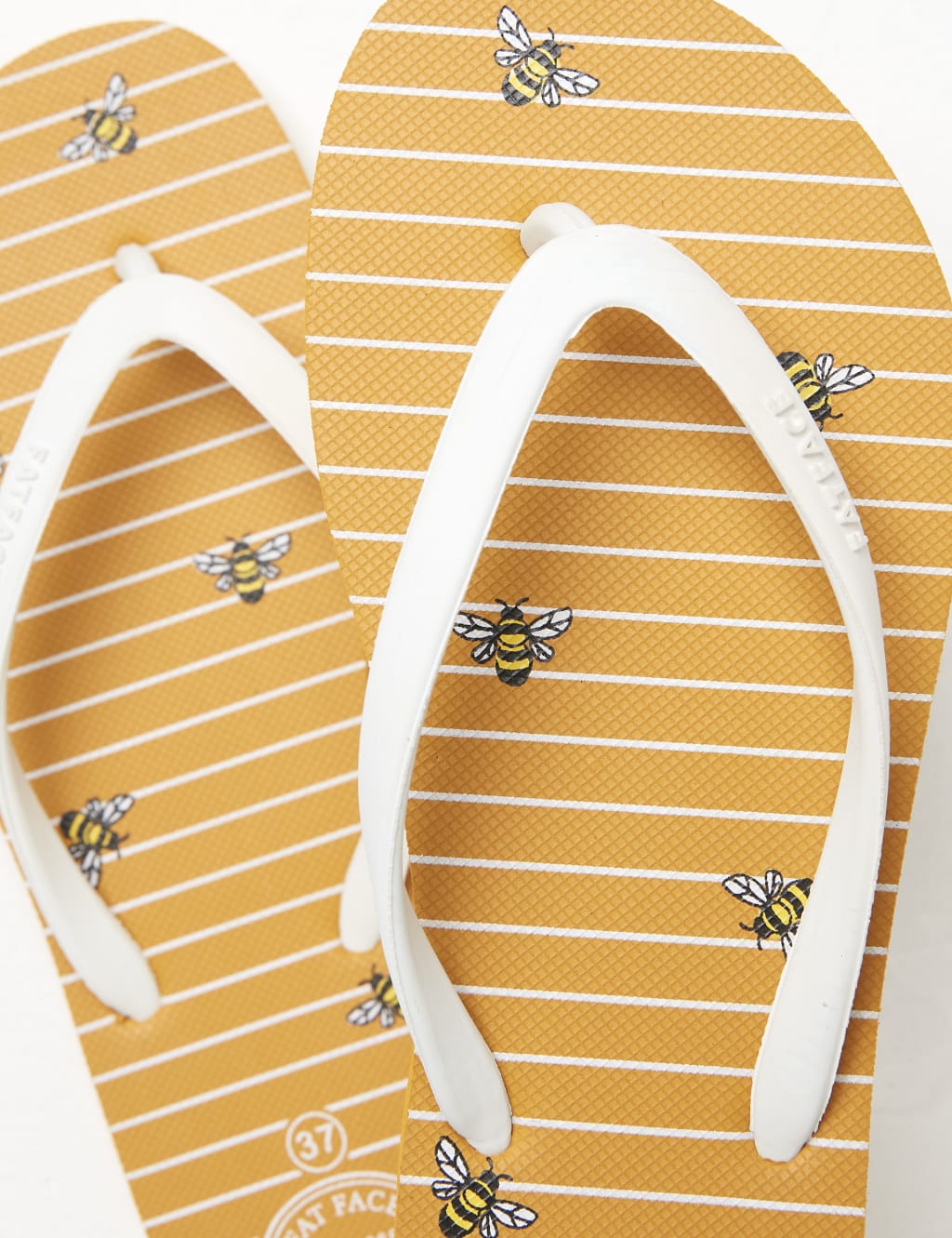 Bee Print Flip Flops 3 of 4