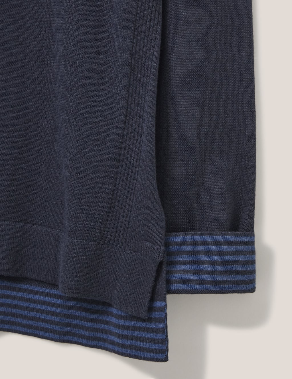 Cotton Rich Textured Crew Neck Jumper 7 of 7