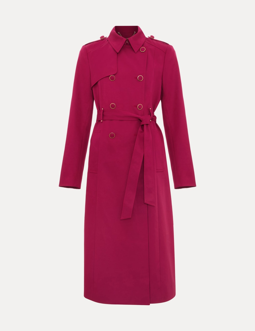 Cotton Blend Trench Coat 2 of 10