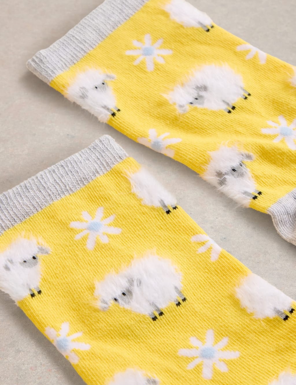 Cotton Rich Sheep Ankle High Socks 2 of 2
