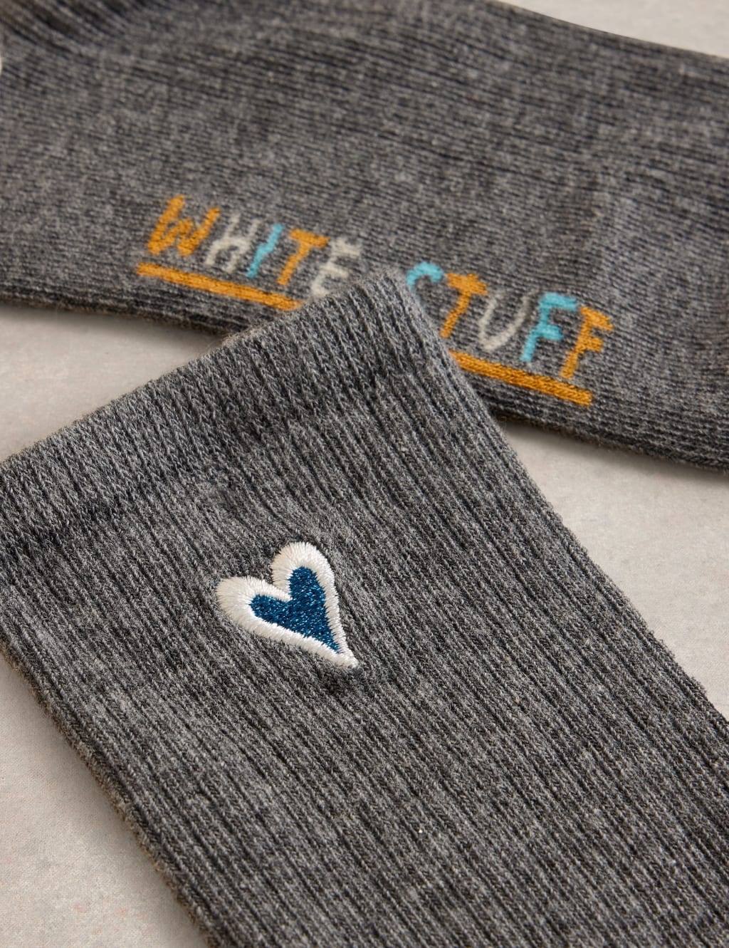 Cotton Rich Heart Ankle High Socks 2 of 2