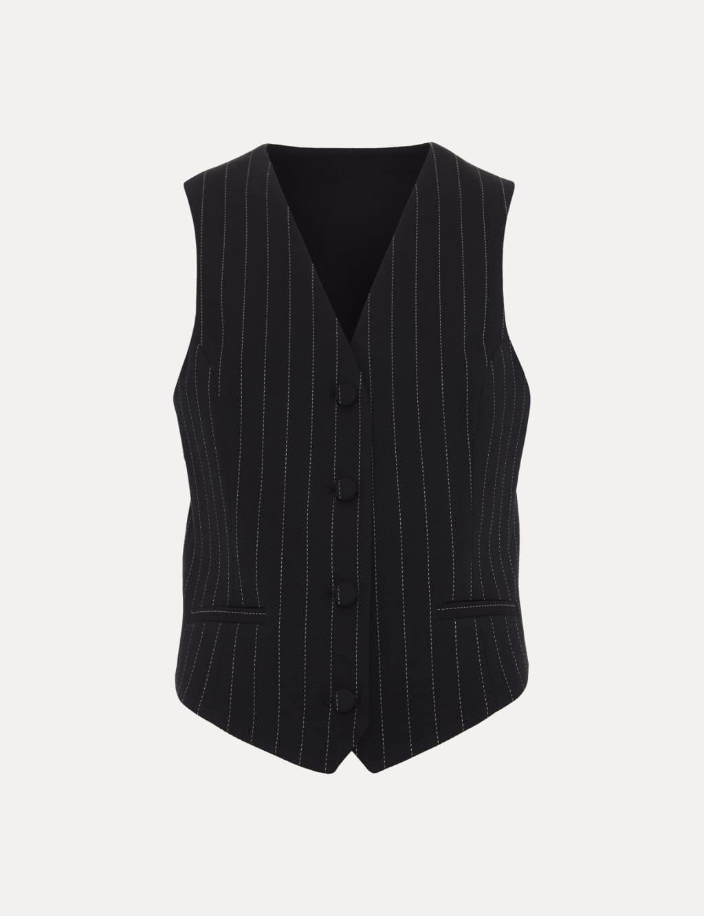 Pinstripe Single Breasted Waistcoat 2 of 8