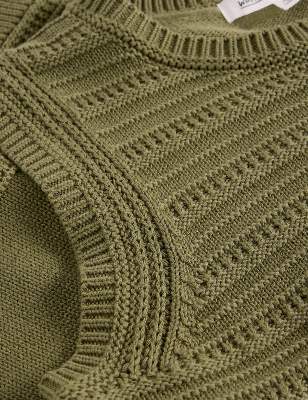 Pure Cotton Textured Knitted Vest 6 of 6