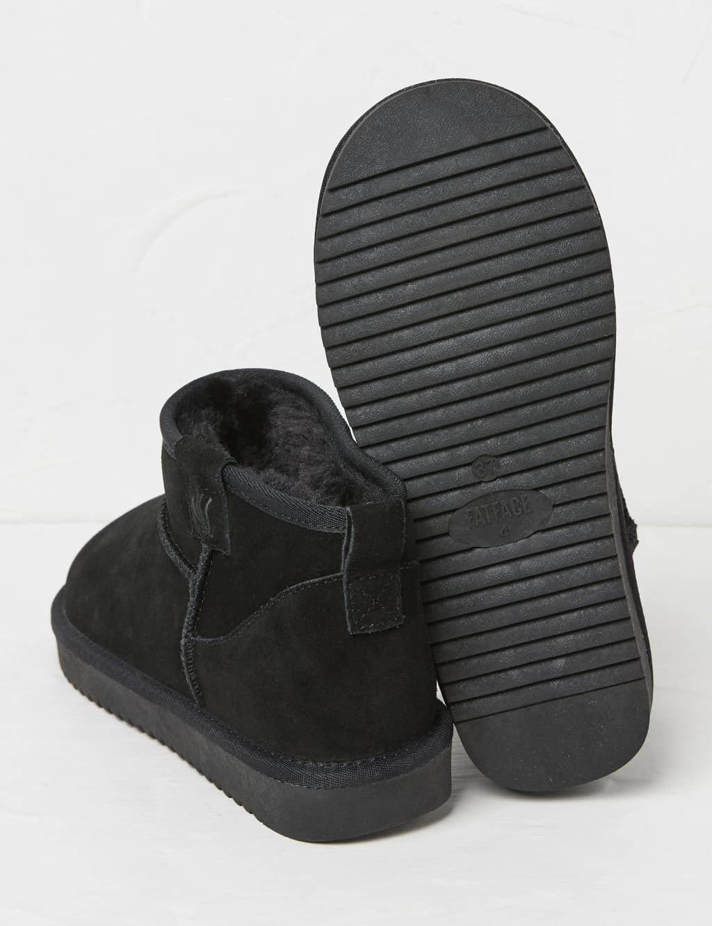 Leather Flat Heel Ankle Boots 3 of 3