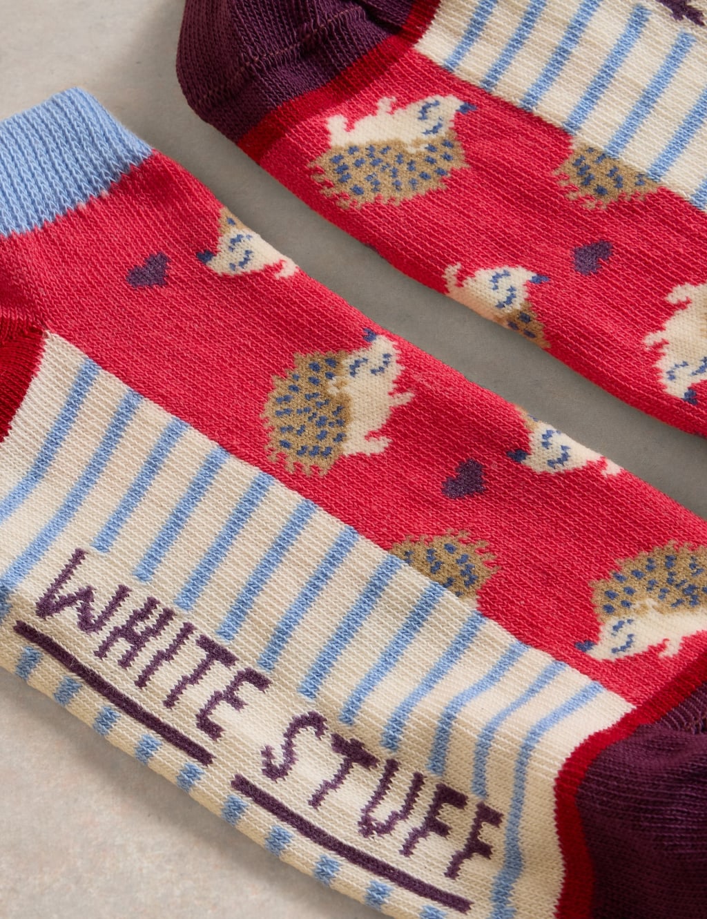 Cotton Rich Patterned Trainer Socks 2 of 2