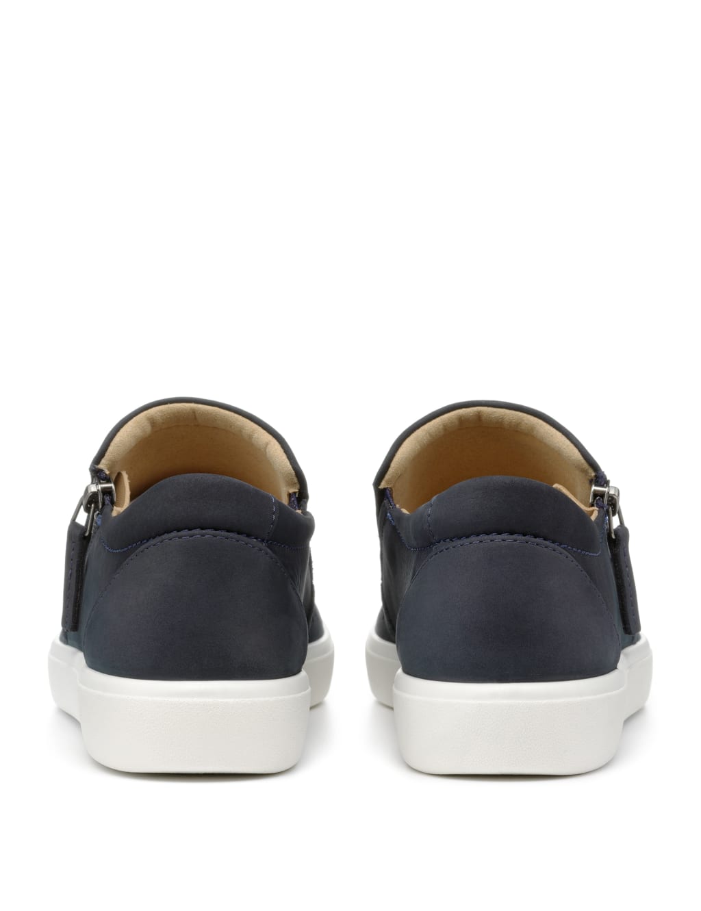 Daisy Wide Fit Leather Flat Trainers 4 of 4