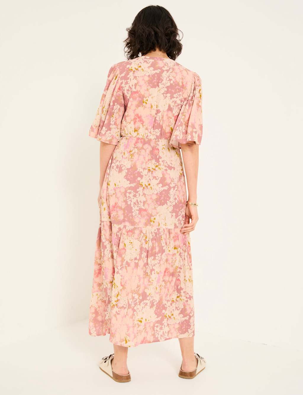 Floral V-Neck Maxi Tiered Dress 3 of 10