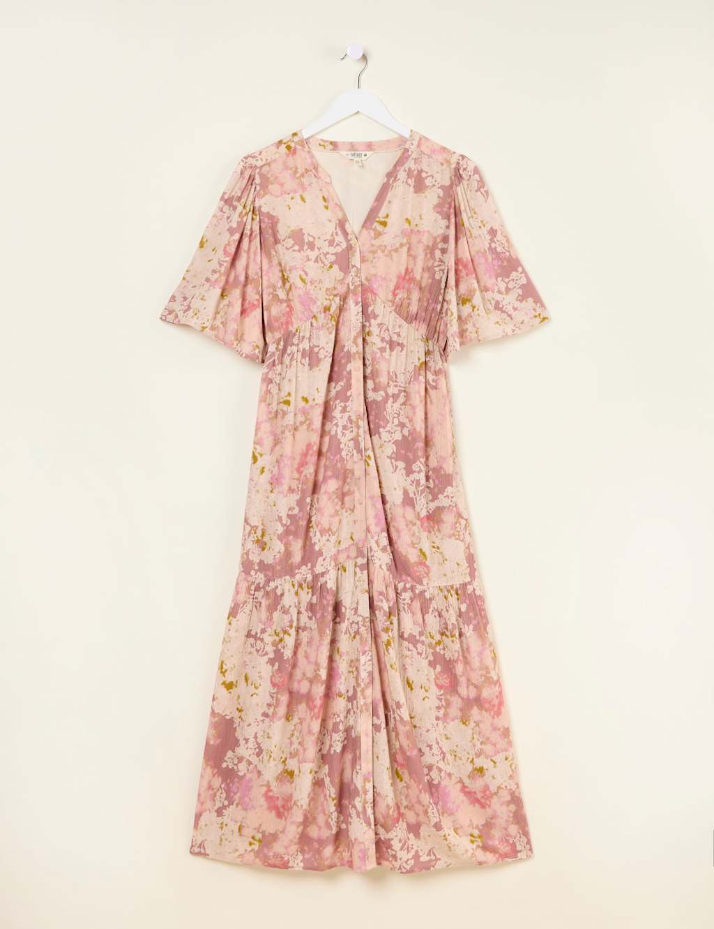 Floral V-Neck Maxi Tiered Dress 2 of 10