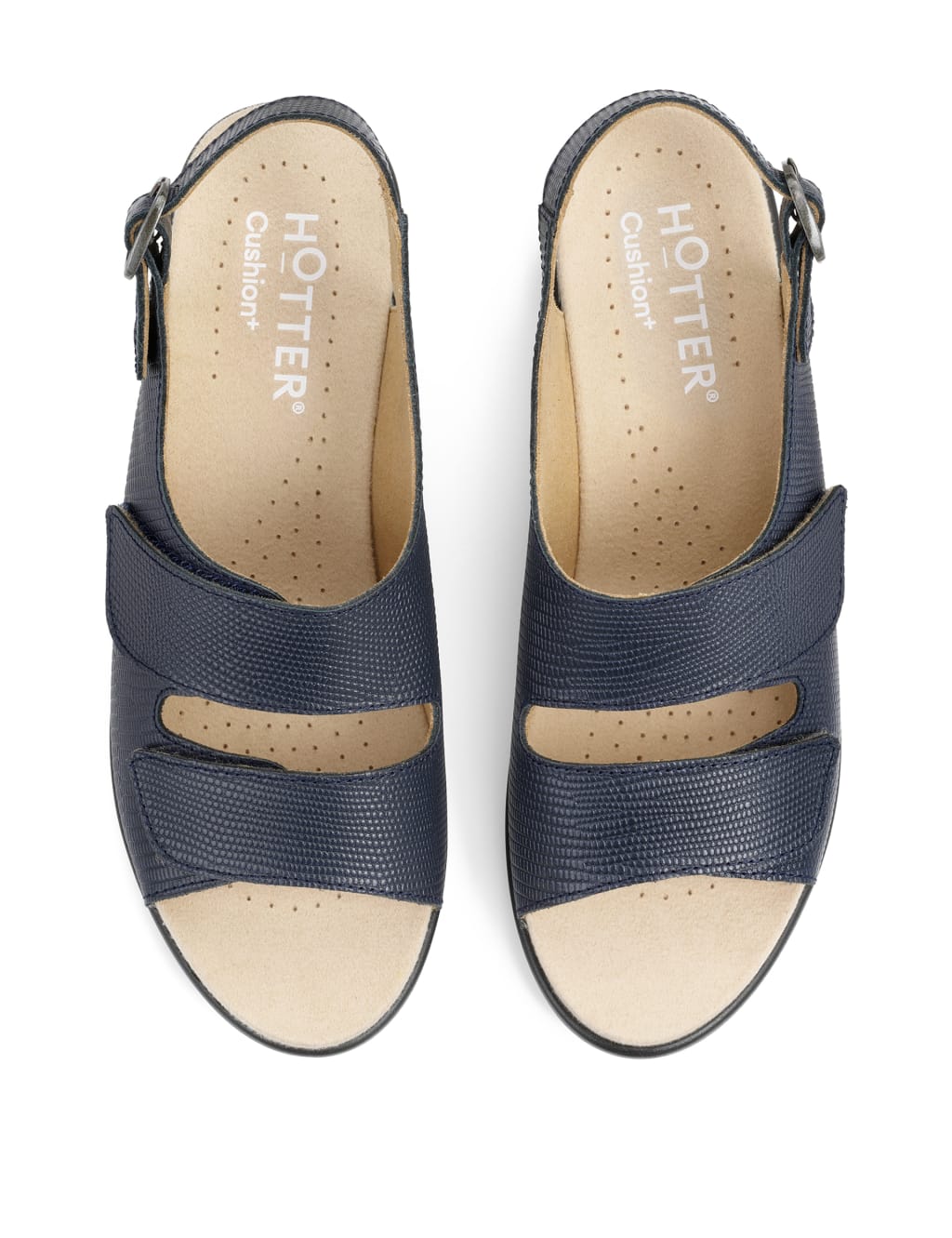 Easy II Wide Fit Leather Wedge Sandals 2 of 4