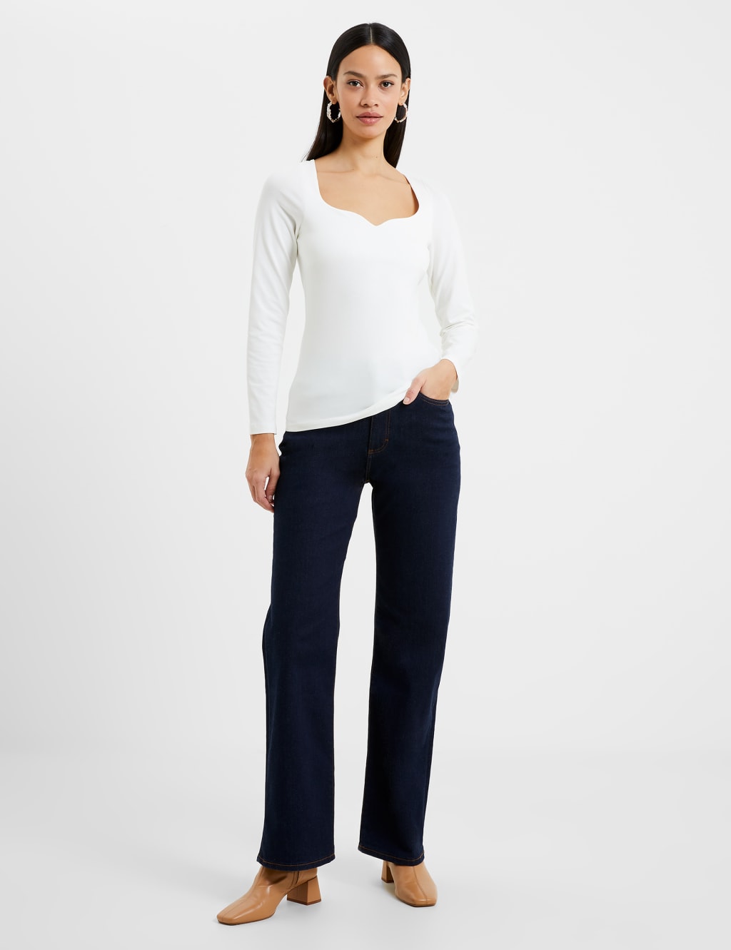 Cotton Rich Relaxed Top 1 of 4
