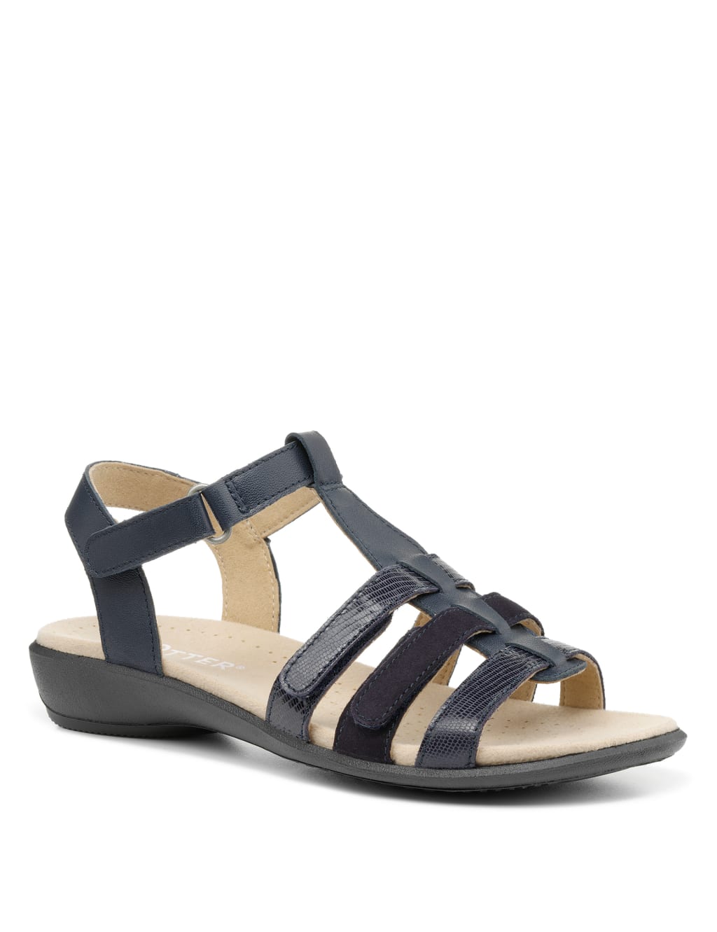Sol Leather Ankle Strap Gladiator Sandals 3 of 4