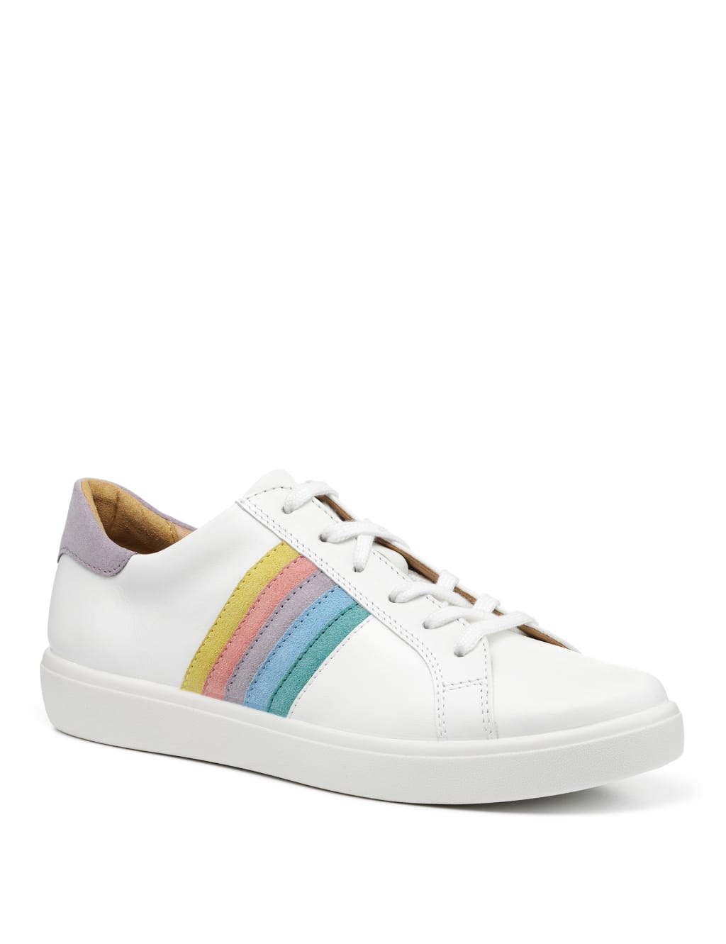 Switch Leather Lace Up Side Detail Trainers 3 of 4