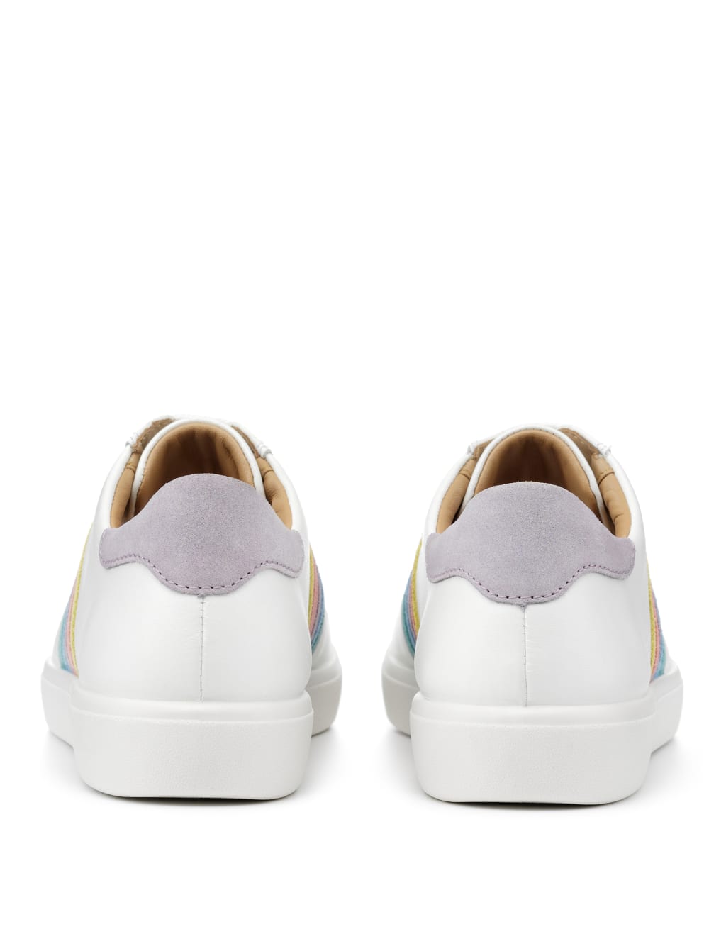 Switch Leather Lace Up Side Detail Trainers 4 of 4