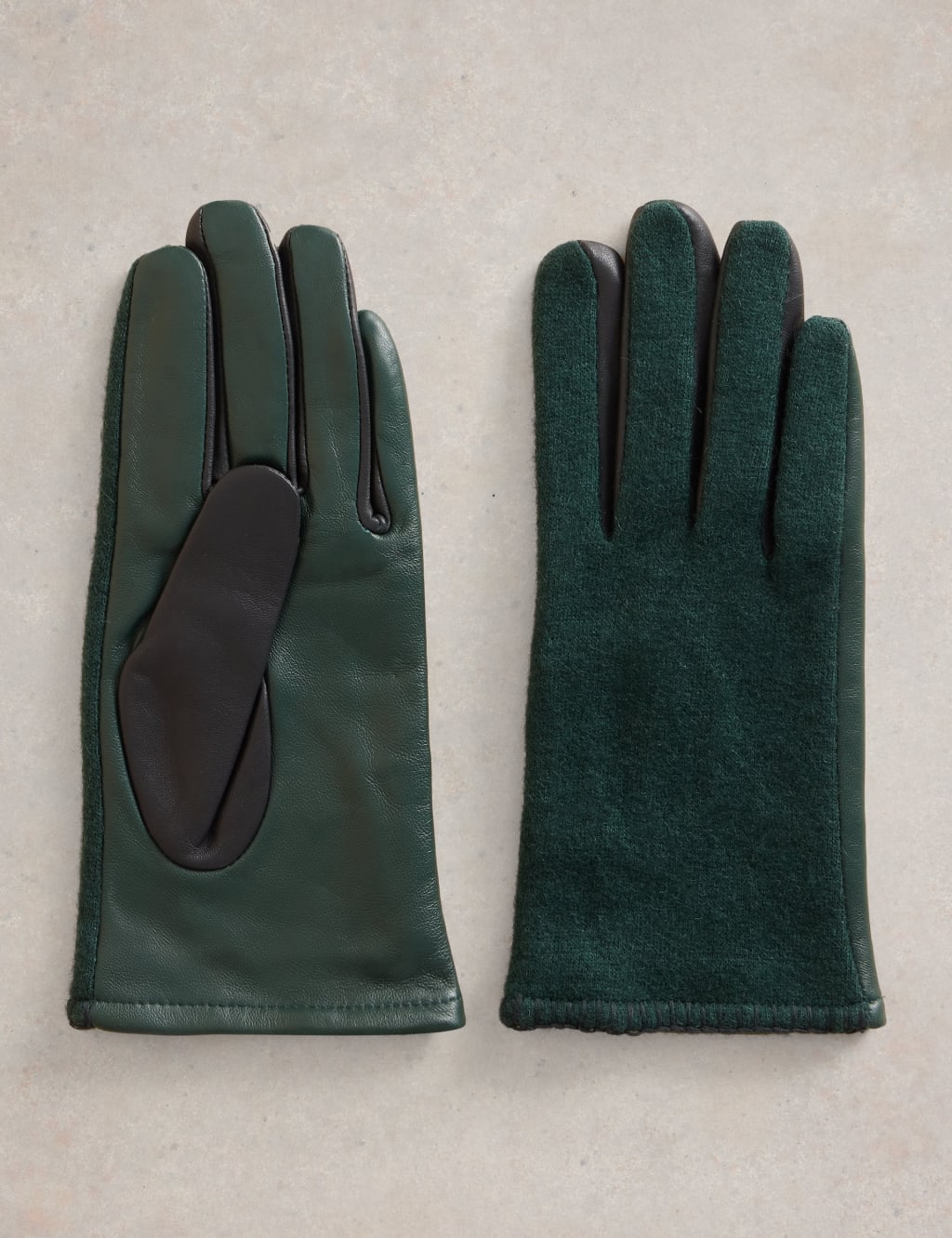 Leather Gloves White Stuff M S