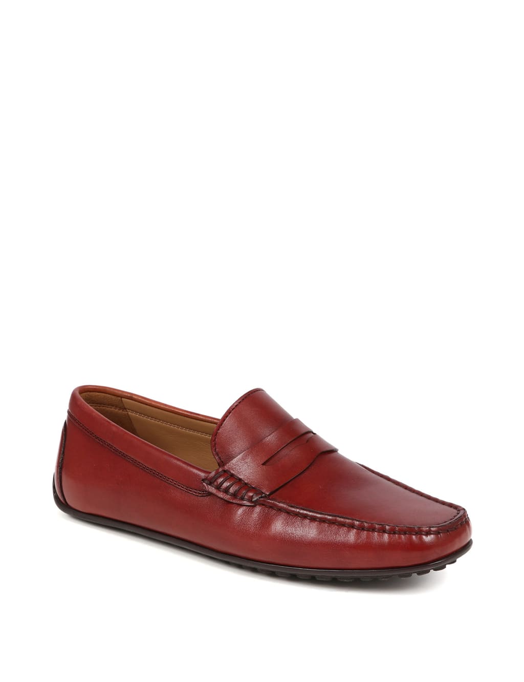 Leather Slip-On Loafers 4 of 7
