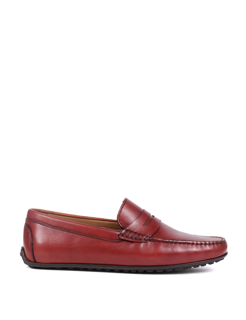 Leather Slip-On Loafers 2 of 7