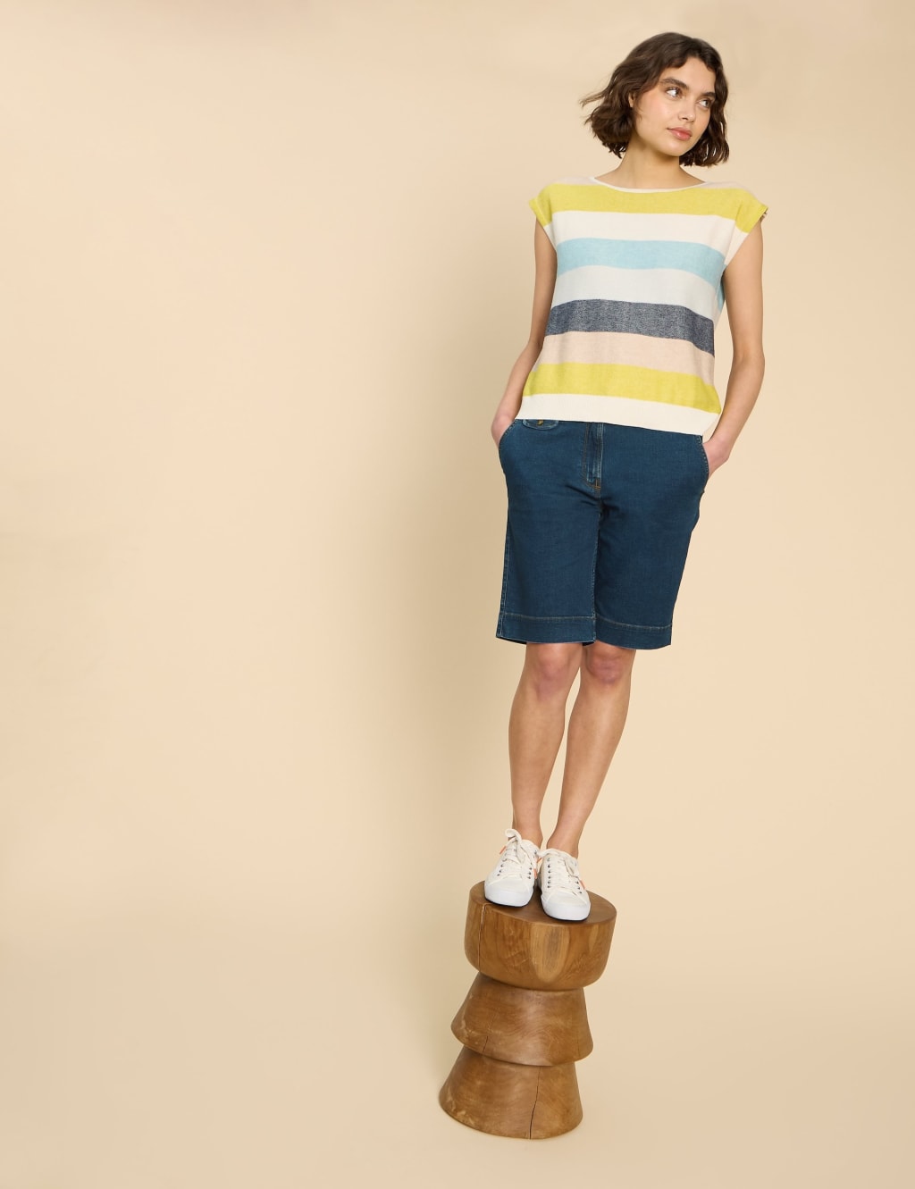 Cotton Rich Denim Shorts 5 of 6