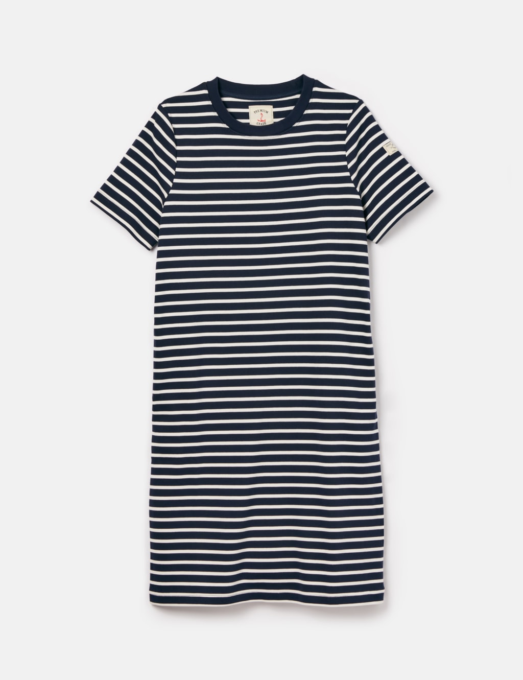 Jersey Striped Knee Length T Shirt Dress Joules M S
