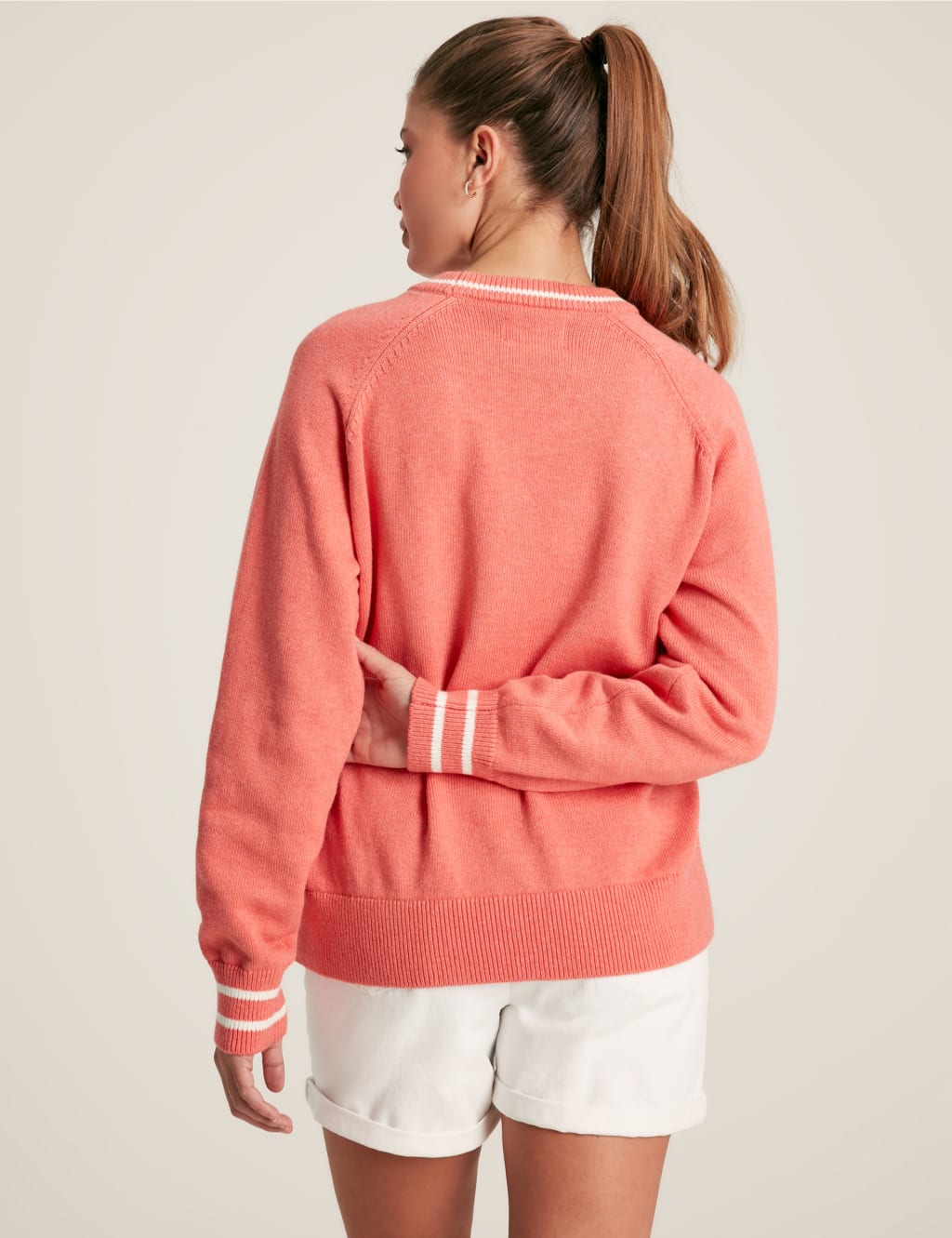 Pure Cotton Slogan Crew Neck Jumper 4 of 6