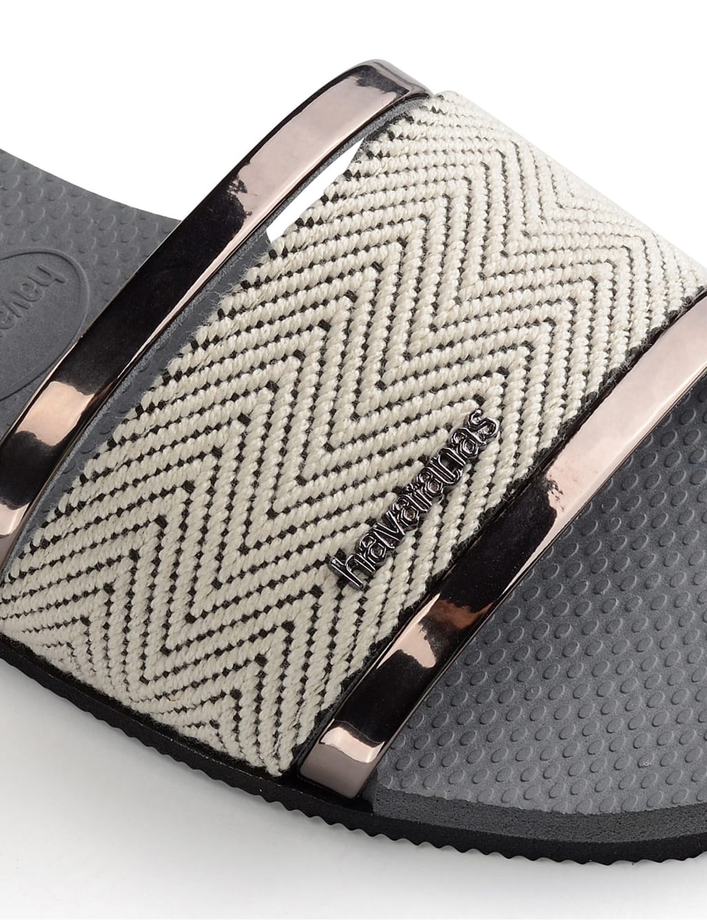 Woven Metallic Flip Flops 7 of 7