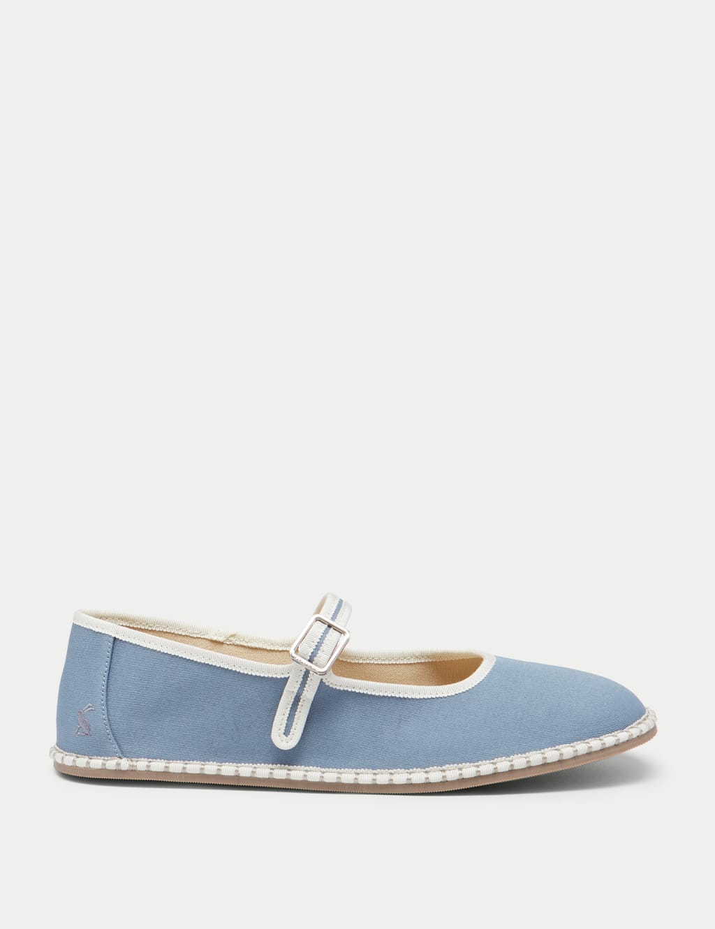Canvas Flat Mary Jane Pumps 1 of 5