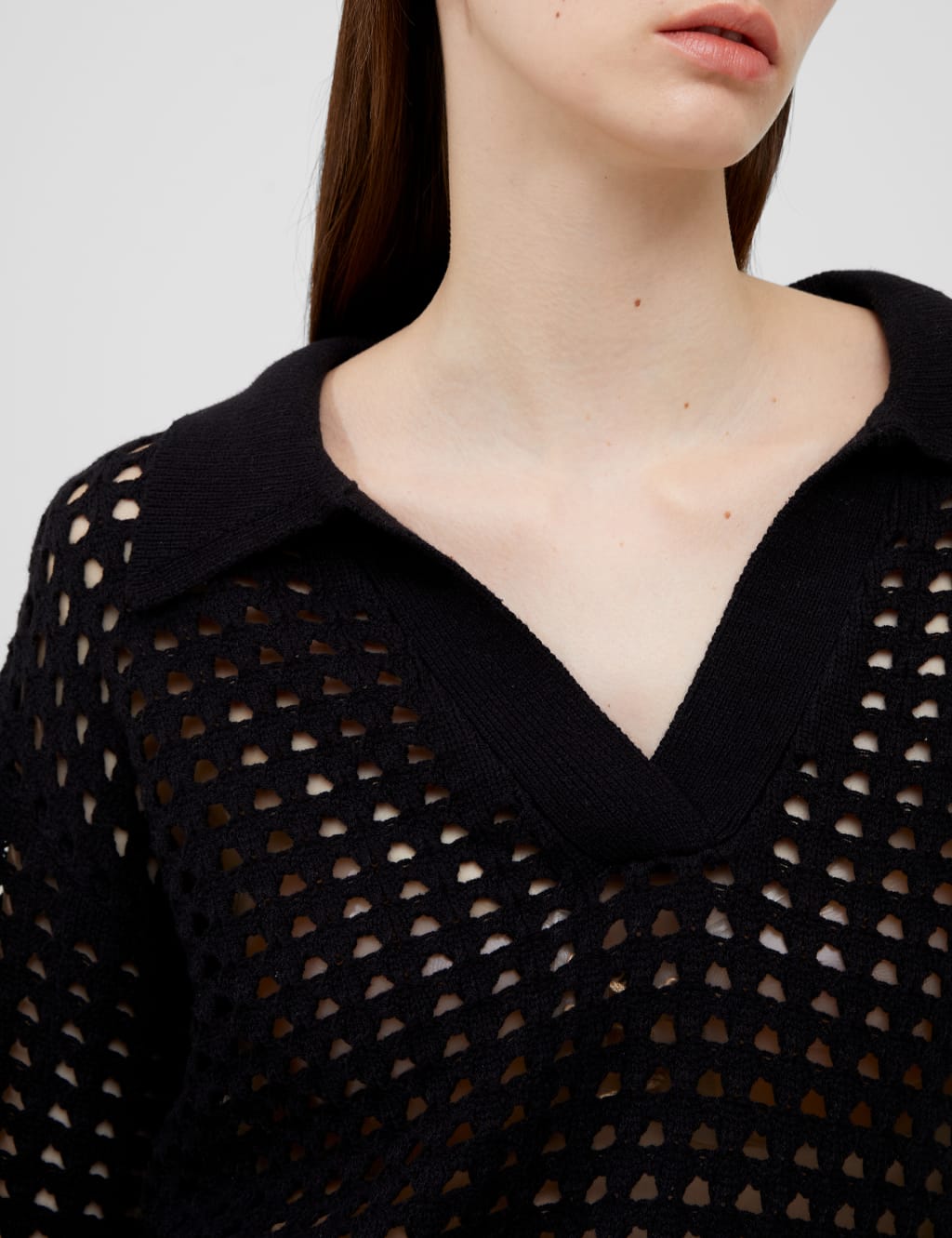 Manda Pointelle L/S Collared 4 of 4