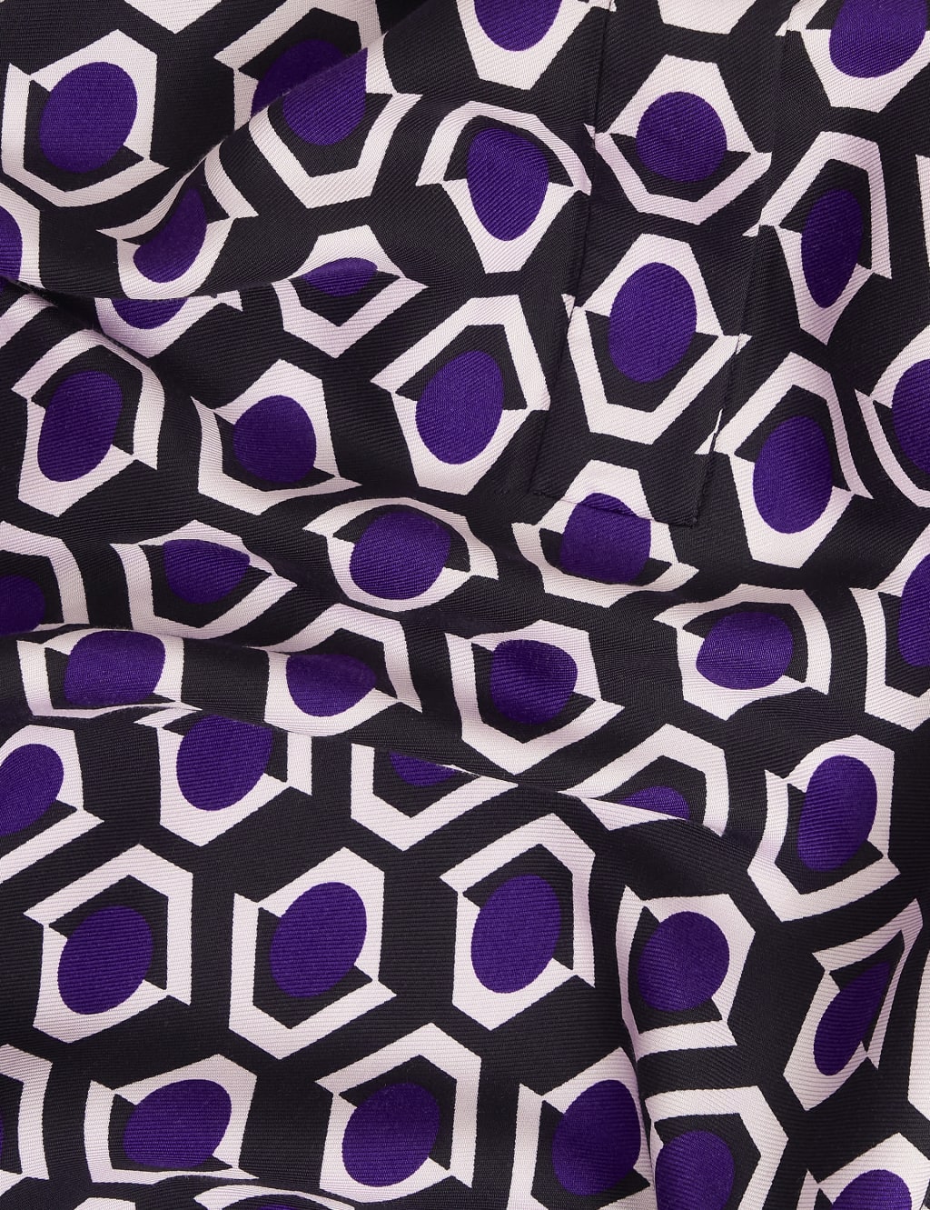 Geometric Knee Length Shirt Dress 9 of 9