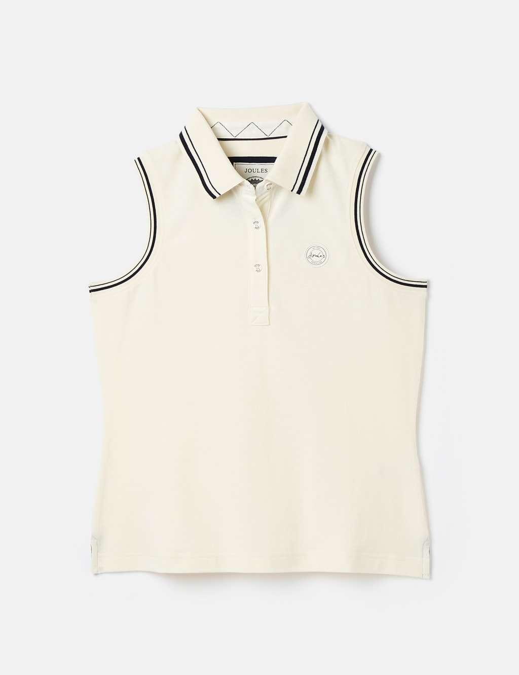 Cotton Rich Sleeveless Polo Top 2 of 7