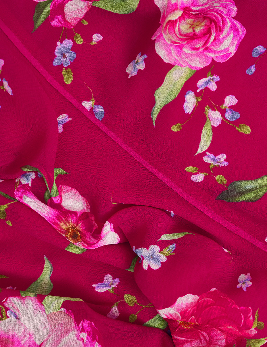 Floral Round Neck Midi Skater Dress 8 of 8