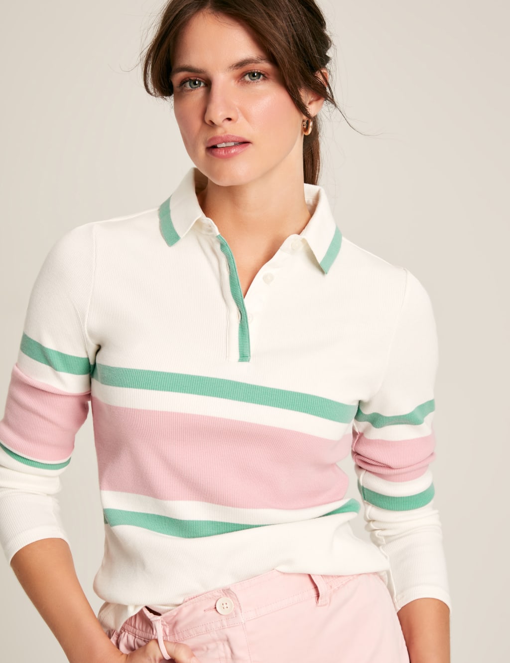 Colour block polo outlet