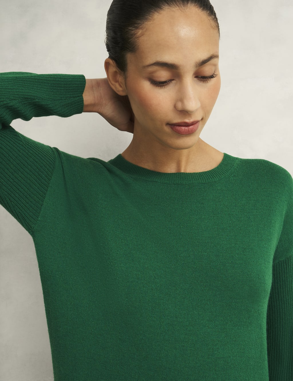 Merino Wool Blend Knitted Shift Dress 5 of 7