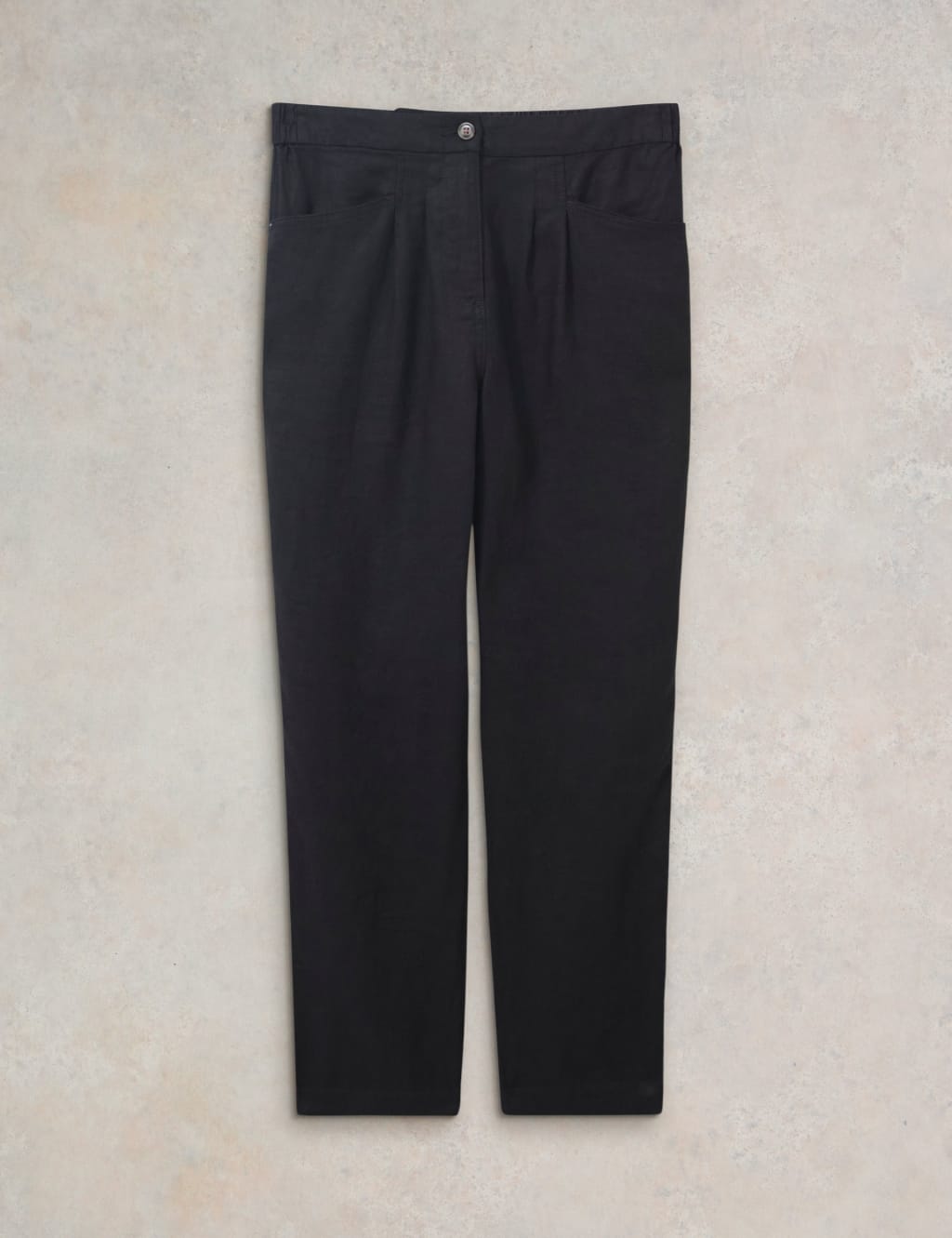 Pure Linen Tapered Trousers 2 of 6