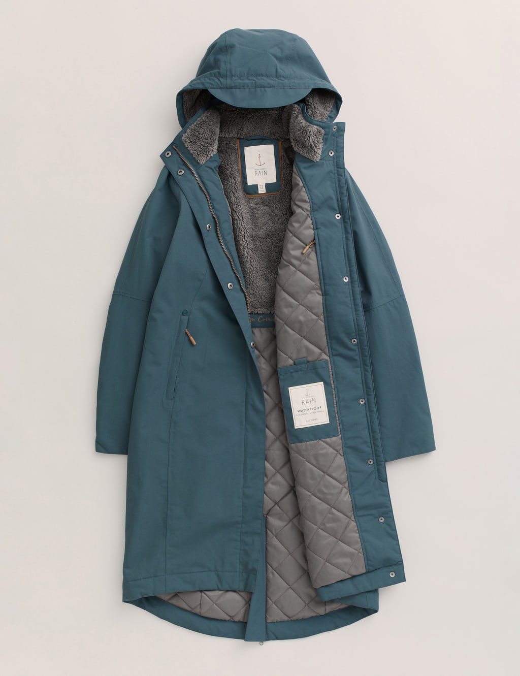Waterproof Longline Coat Seasalt Cornwall M S