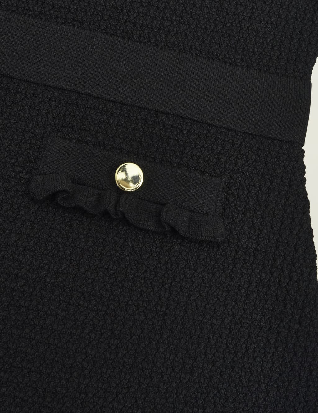 Knitted Textured Knee Length Shift Dress 8 of 8
