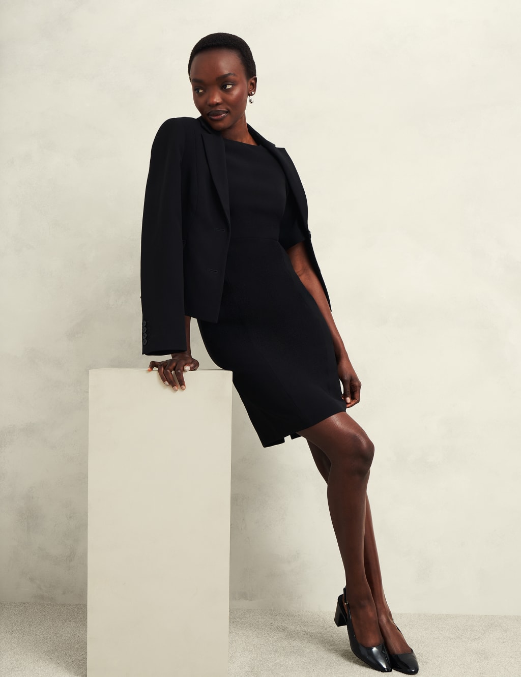 Square Neck Knee Length Shift Dress 5 of 5