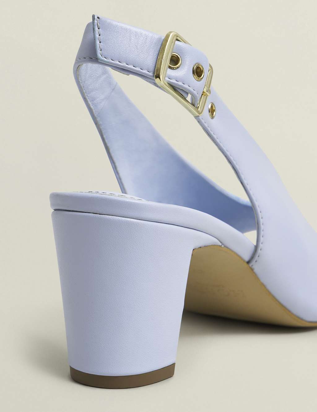 Leather Ankle Strap Block Heel Sandals 6 of 6