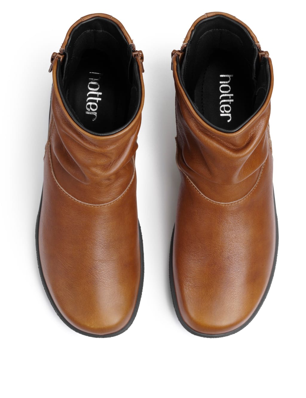 Whisper Wide Fit Leather Ankle Boots Hotter M S